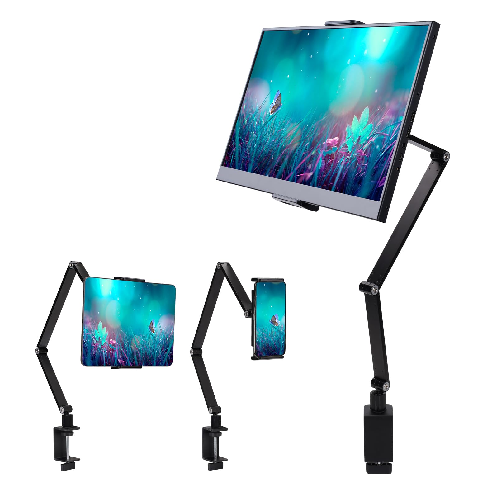 Amazon.co.jp: 2024最新 モバイルモニタースタンド スマホ タブレット