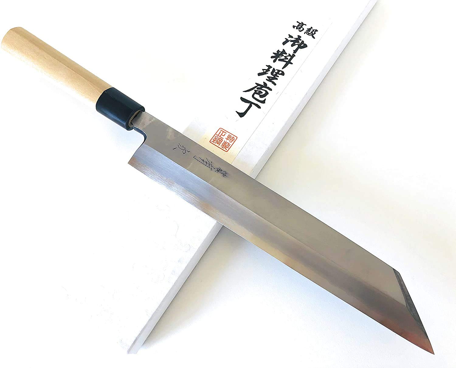 Amazon | 有次 包丁 切付 特製 240 mm 白鋼2 築地 ARITSUGU 柄 名入れ