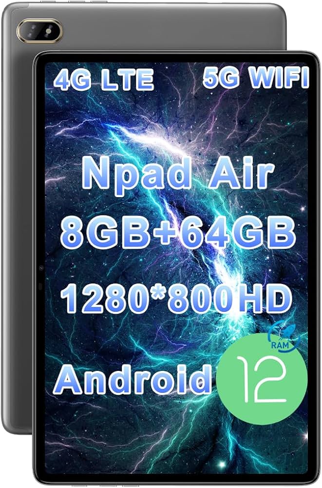 Amazon.co.jp: タブレット 10インチ, 𝗡-𝗼𝗻𝗲 𝗡𝗣𝗮𝗱 𝗔𝗶𝗿, 8GB+