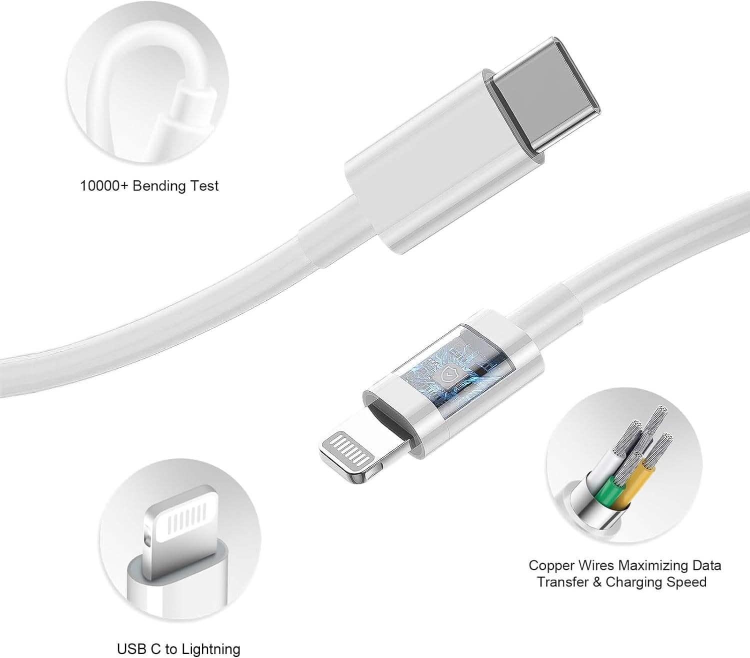 Amazon.com: 20W AirPods Pro Charger Cable for AirPods Pro 1st/2nd