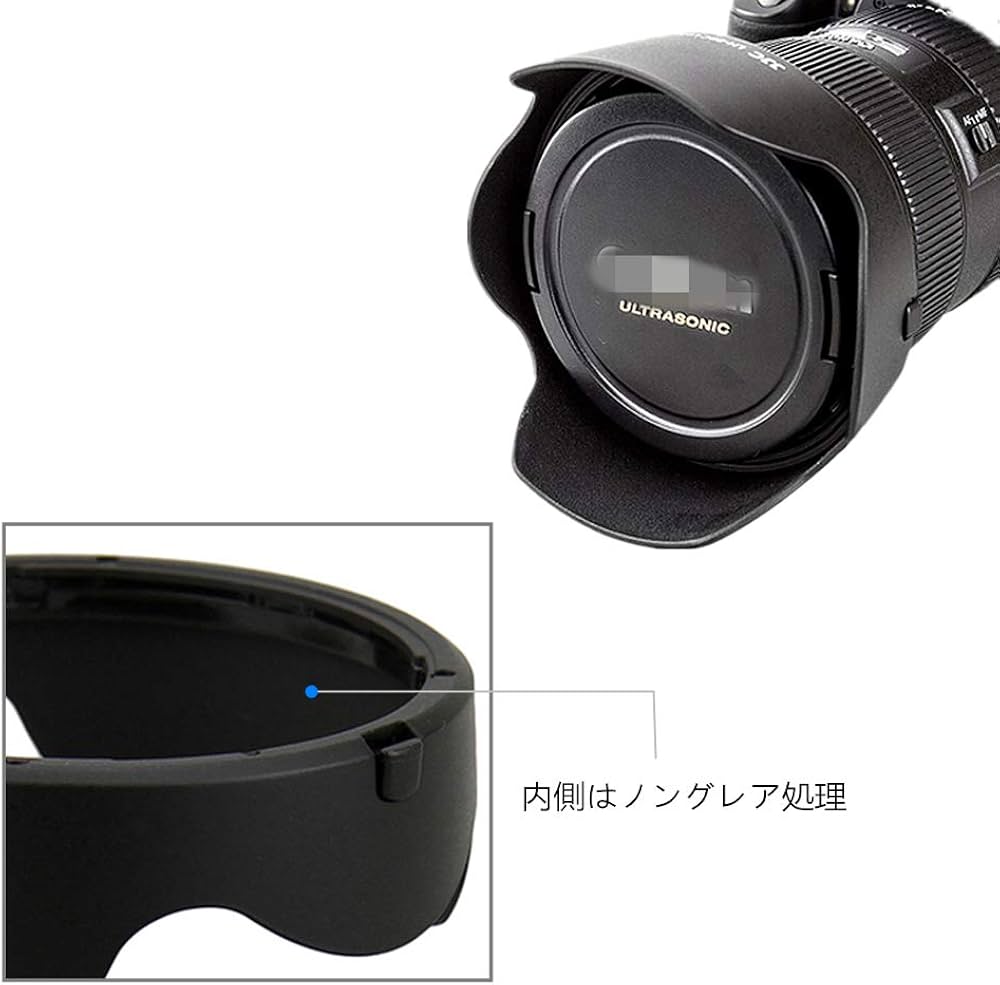 Amazon | JJC EW-88C 可逆式 レンズフード 花形 Canon EF 24-70mm F2