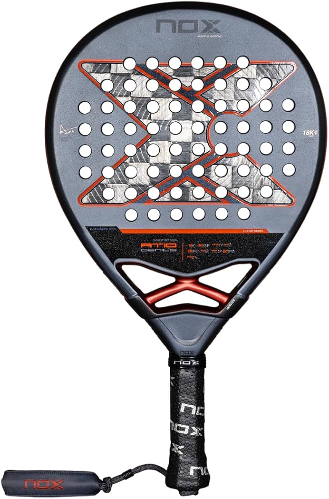 Amazon.com: Padel Racket AT10 Genius 18K Alum by Agustin Tapia