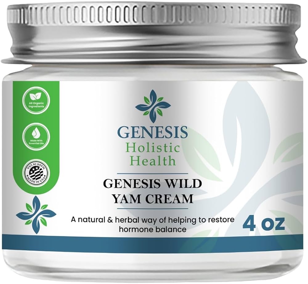 Amazon.com : Genesis Wild Yam Root Cream, Organic Balancing Cream