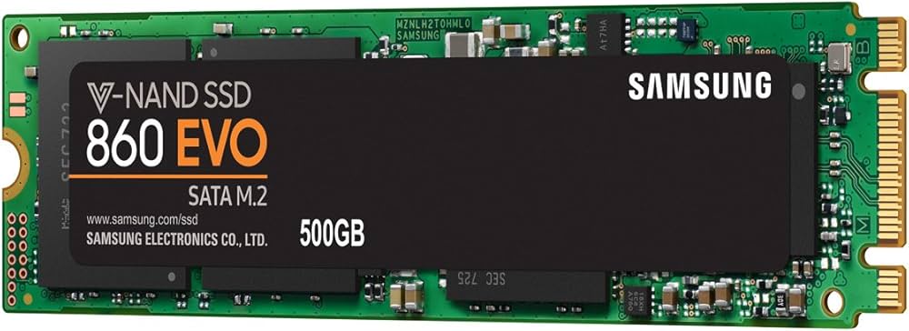 Amazon | Samsung 860 EVO 500GB SATA M.2 (2280) 内蔵 SSD MZ-N6E500B
