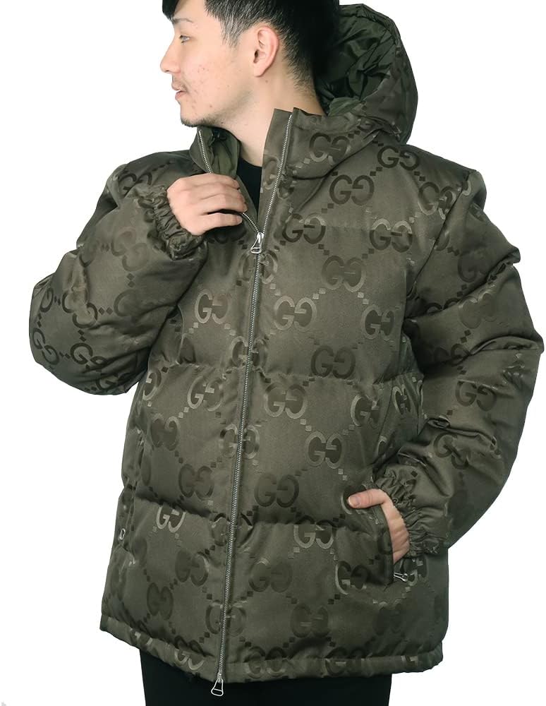 Amazon.co.jp: Gucci 698710 Z8A53 3175 Men's Down Jacket with Hood