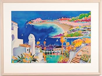 Amazon.co.jp: ジェニファー・マークス メディテラネオ 海 絵画 風景画