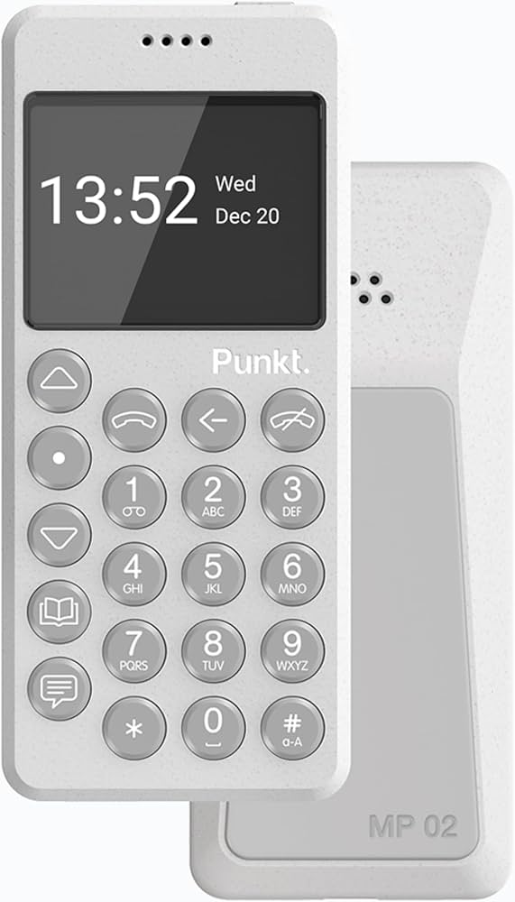Punkt. MP02, Minimalist Mobile Phone, New Generation, Design, 4G