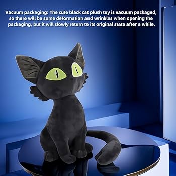 Amazon.co.jp: 黒猫のぬいぐるみ - 猫ぬいぐるみ - 日本アニメ