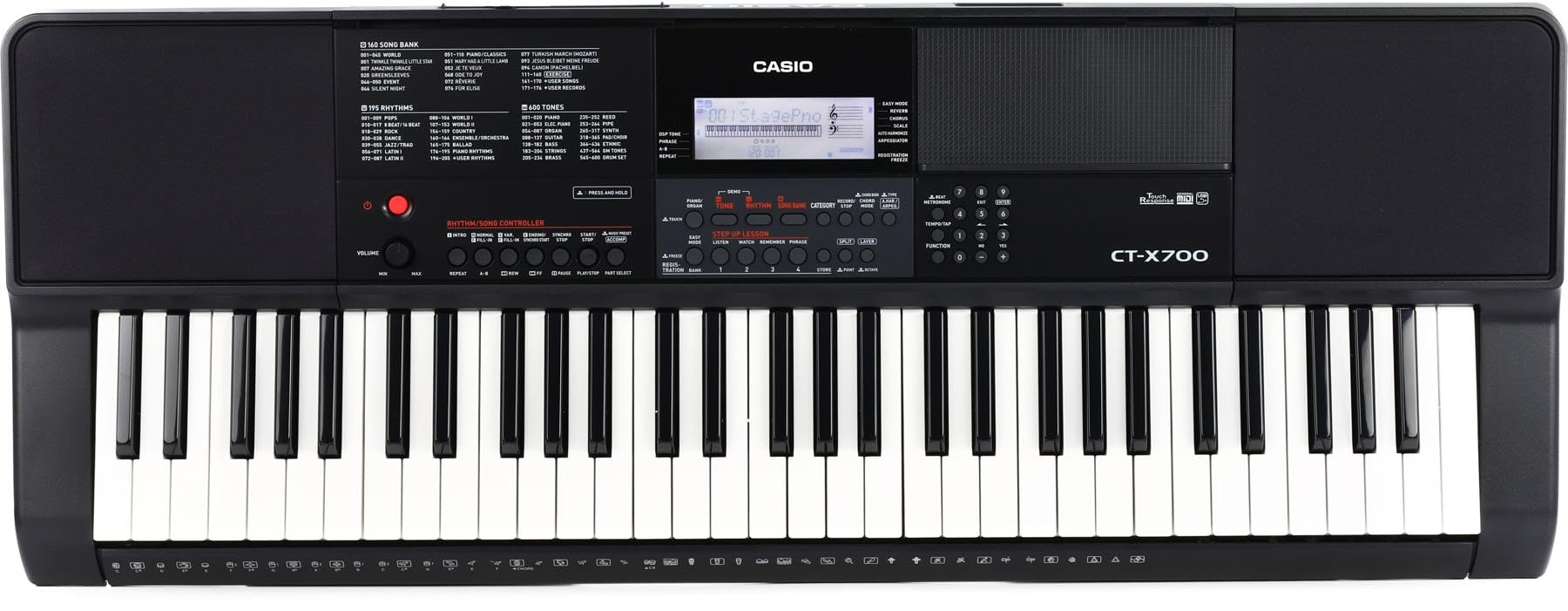 Amazon.com: Casio CT-X700 61-key Portable Arranger Keyboard with