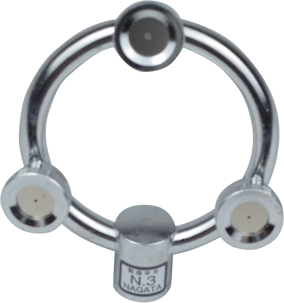 Amazon | 工進(KOSHIN) 多頭噴霧ノズル 丸型噴口 丸三頭口 (換板式