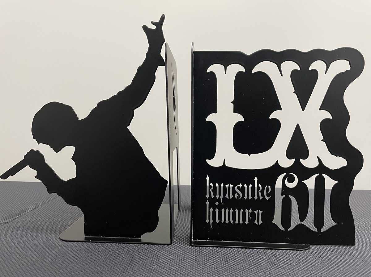 Amazon.co.jp: 氷室京介展LX ブックエンド 氷室京介 氷室グッズ 氷室