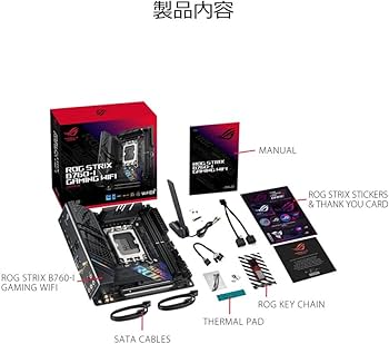 Amazon | ASUS ROG STRIX B760-I GAMING WIFI intel 第14・13・12世代