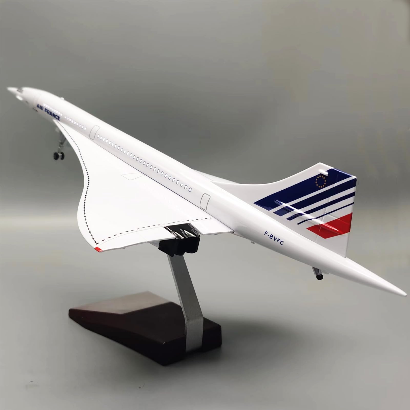 Amazon.co.jp: 1/125スケール コンコルド模型飛行機 - エールフランス