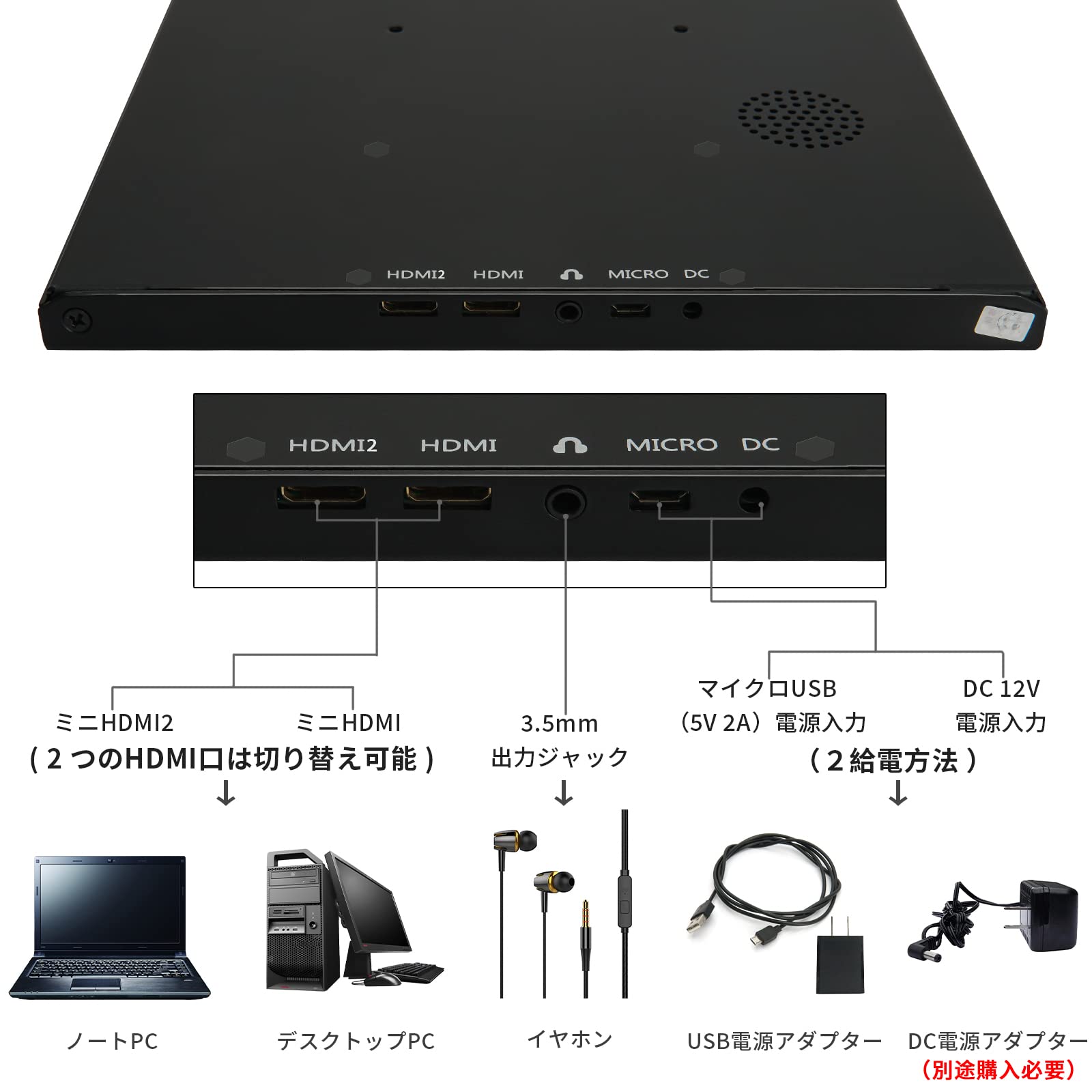 Amazon.co.jp: WIMAXIT 13.3インチ モバイルモニター IPS液晶パネル