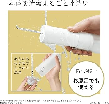 Panasonic EW-DJ42-W Electric Dental Flosser [Jet Washer Doltz