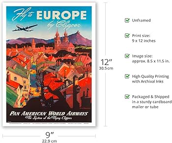 Amazon.com: Fly to Europe by Clipper - Boeing 377 Stratocruiser