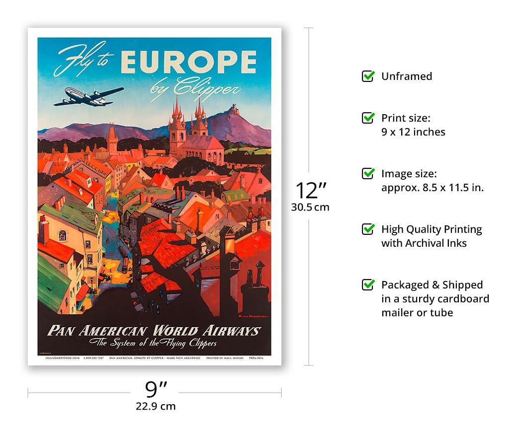 Amazon.com: Fly to Europe by Clipper - Boeing 377 Stratocruiser