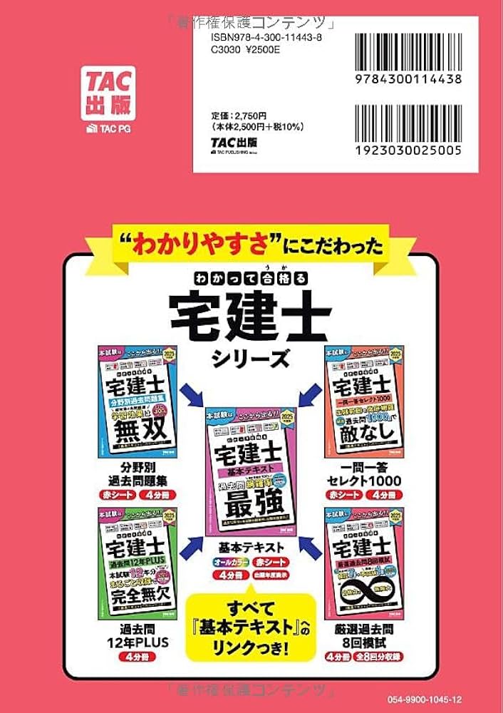 わかって合格(うか)る宅建士 厳選過去問8回模試 2025年度版 [宅地建物