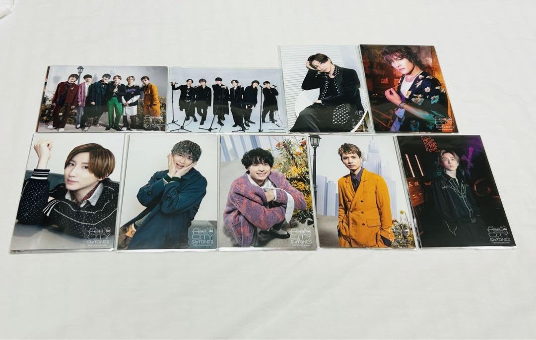 Amazon.co.jp: SixTONES Feel da CITY、慣声の法則 フォトセット