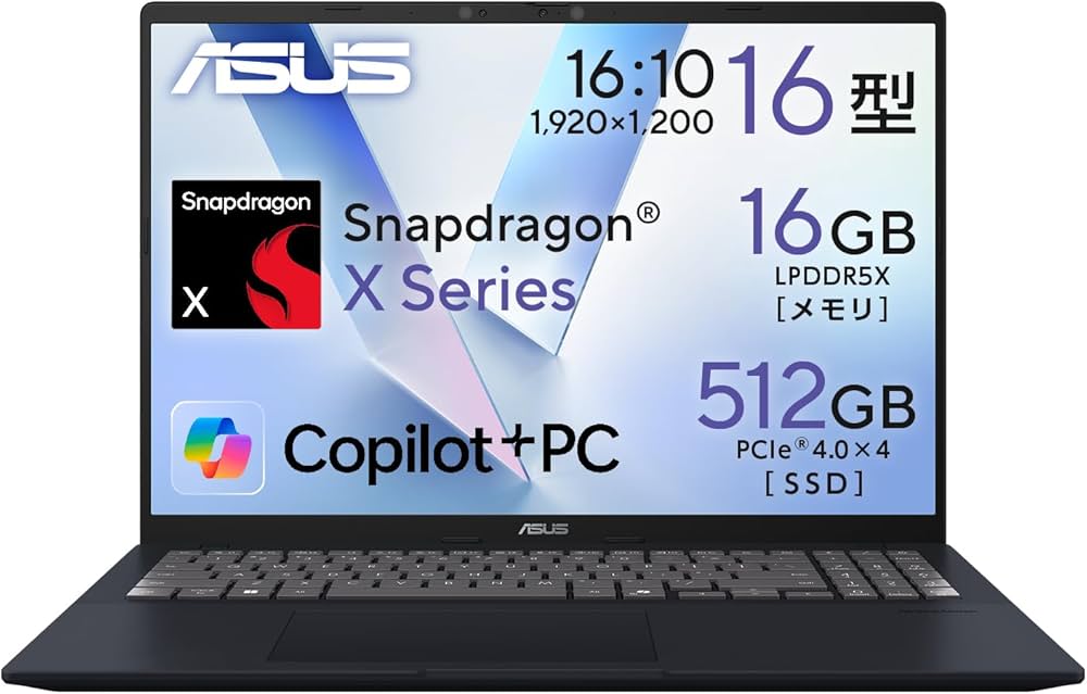 Amazon.co.jp: ASUS ノートパソコン Vivobook 16 X1607QA 16インチ