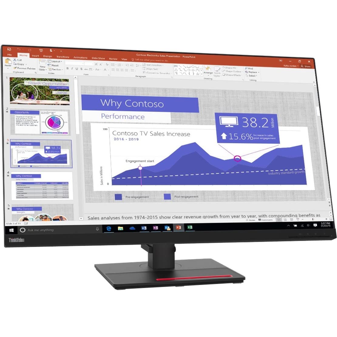 Amazon.com: Lenovo ThinkVision T32p-20 31.5