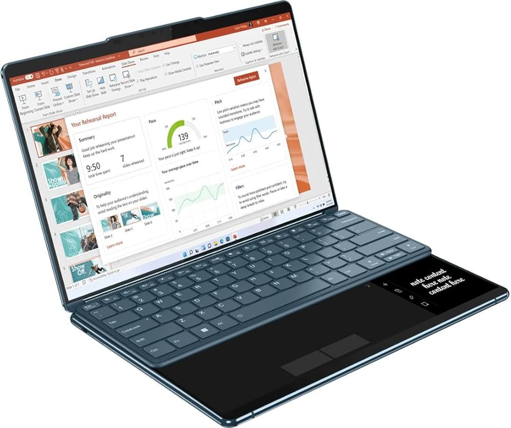 Amazon.co.jp: Lenovo Yoga Book 9i 2-in-1 13.3インチ 2.8K デュアル