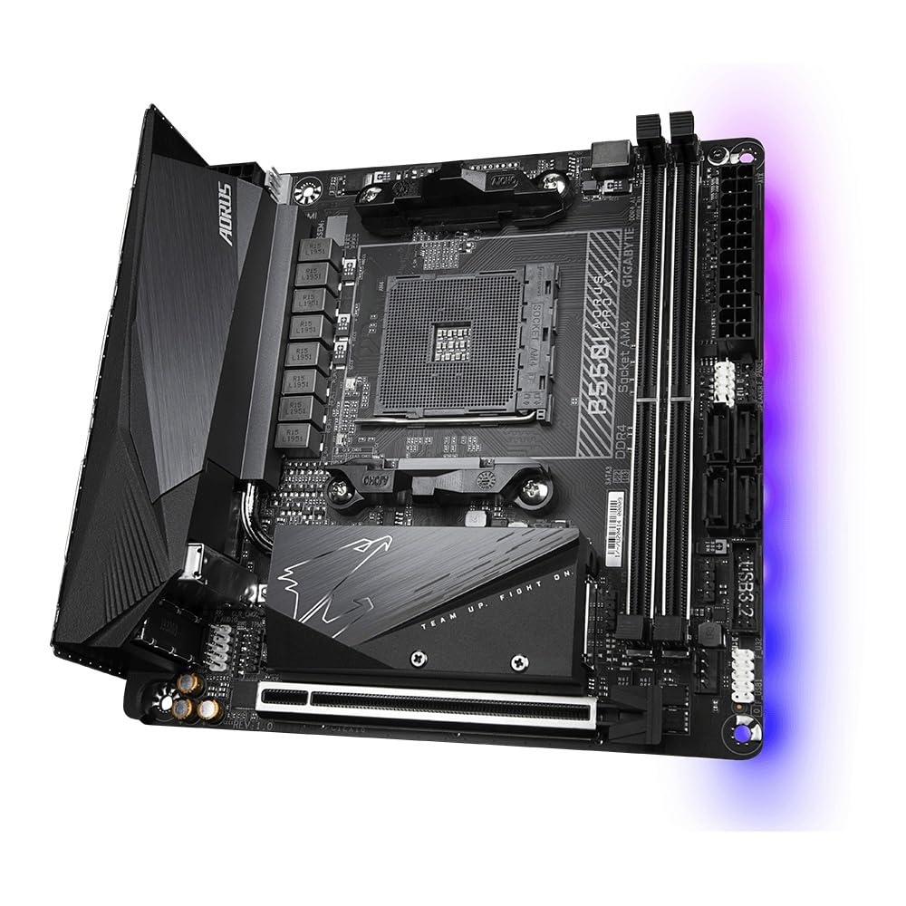 GIGABYTE B550I AORUS PRO AX (AM4 AMD/B550/Mini-Itx/Dual M.2/SATA