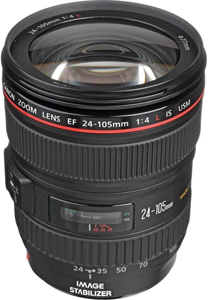 Canon EF 24-105mm f/4L is USM Zoom Lens - White Box (New) (Bulk