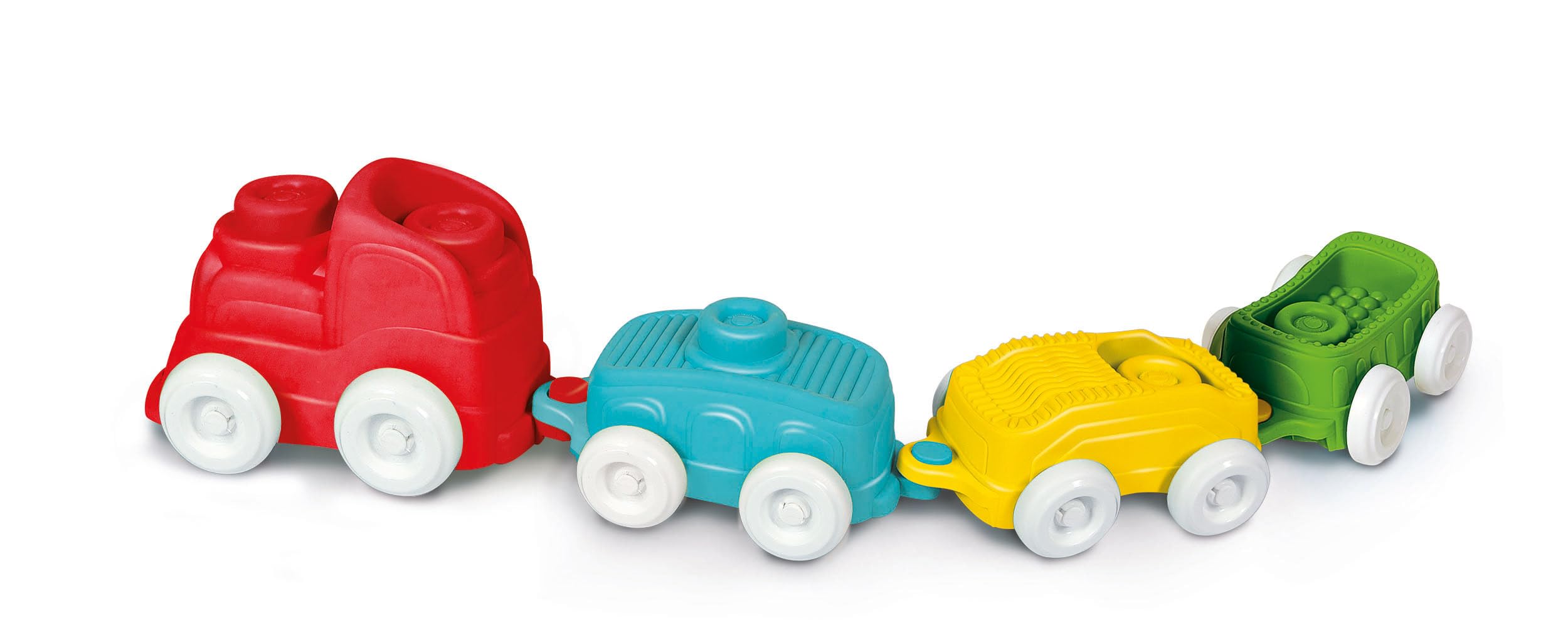 Amazon.com: Jupesa- Train sensoriel Clemmy Toy, Multicoloured