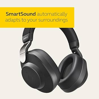 Amazon.com: Jabra Elite 85h Wireless Bluetooth Headphones, Gold