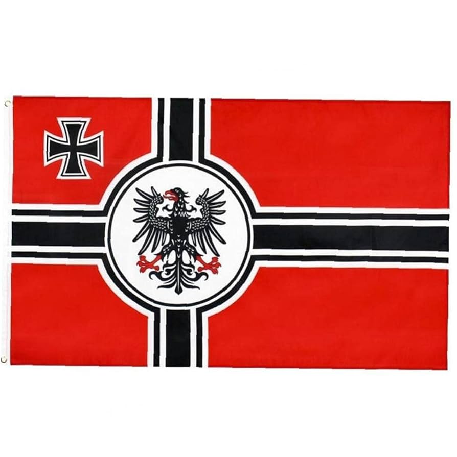 Amazon.co.jp: ドイツ germanyプロイセン 赤い十字のワシの旗