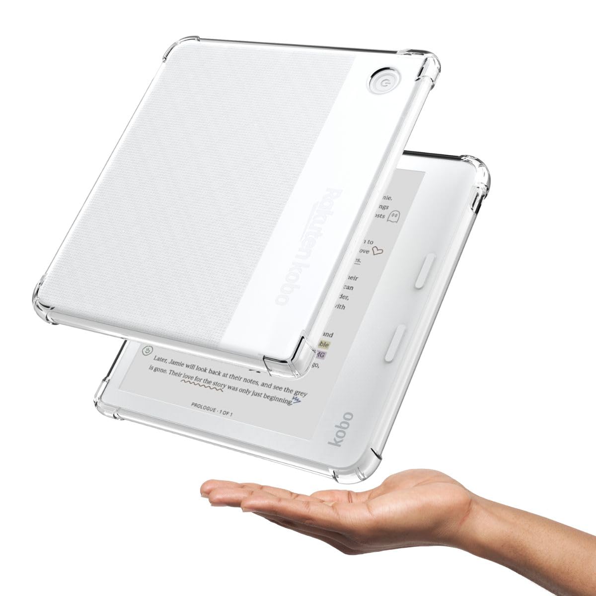 Amazon.com: Clear Case for Kobo Libra Colour and Screen Protector