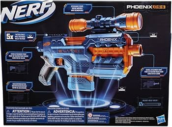 Amazon.com: Nerf Elite 2.0 Phoenix CS-6 Motorized Blaster, 12