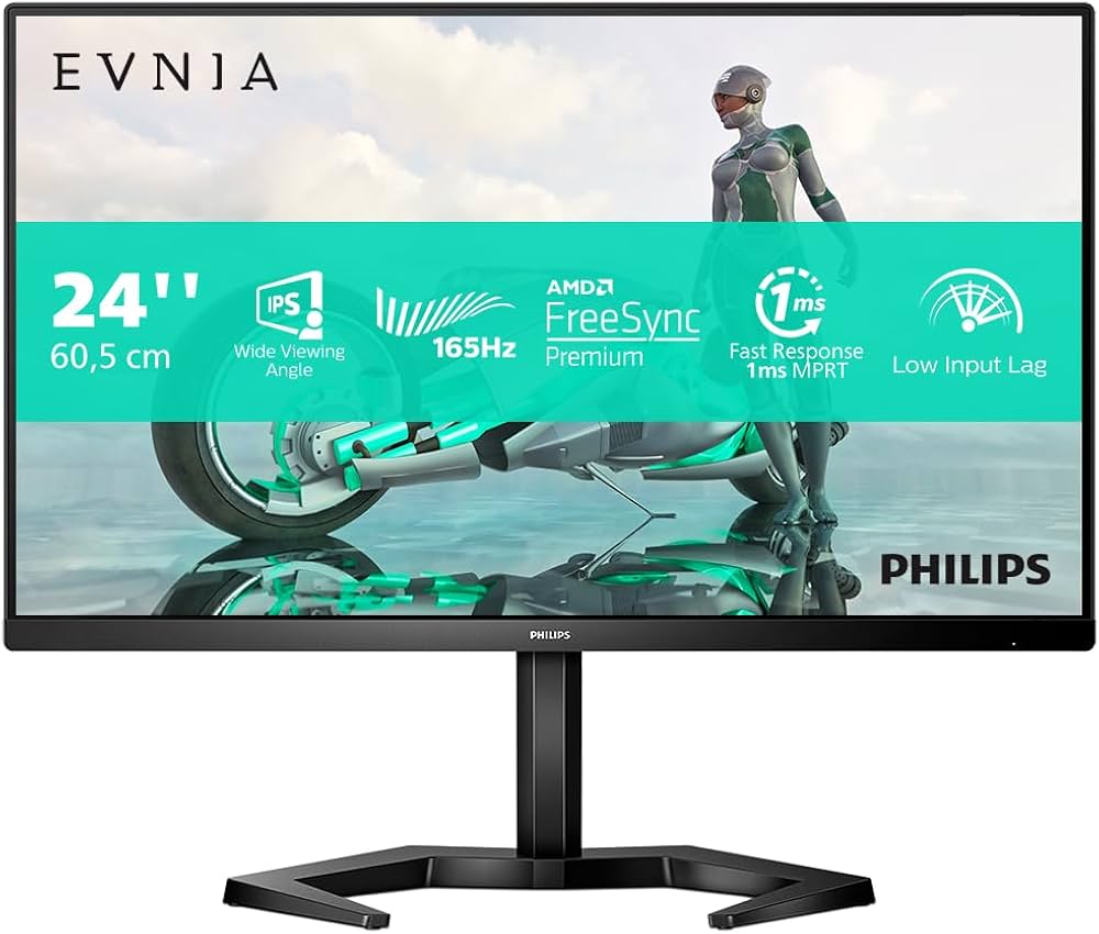 Philips Evnia 24M1N3200ZS - 24 Inch FHD Gaming monitor, 165Hz, IPS