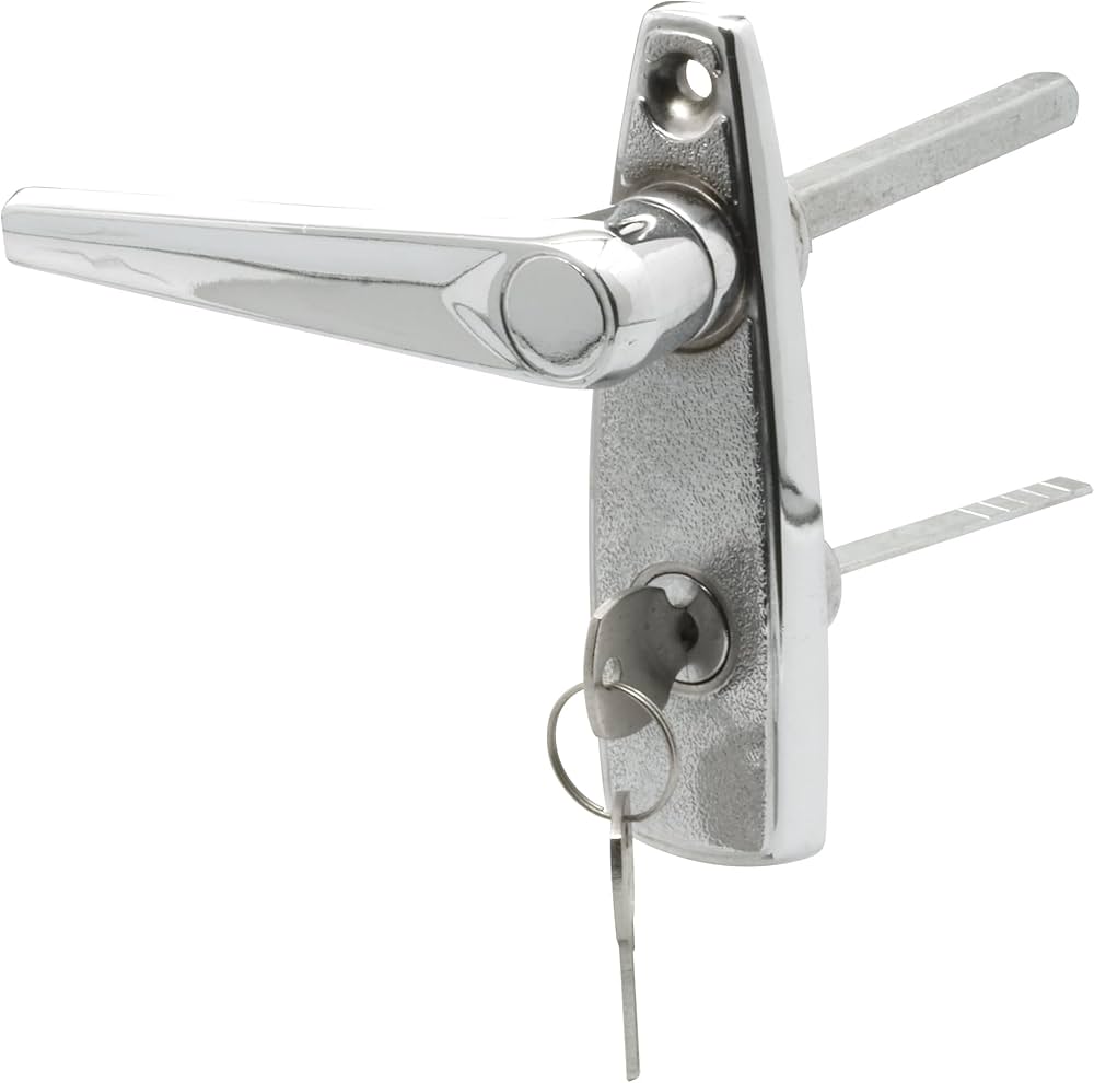 Prime-Line GD 52147 Door Left Handle Lock, Diecast Zinc, Chrome