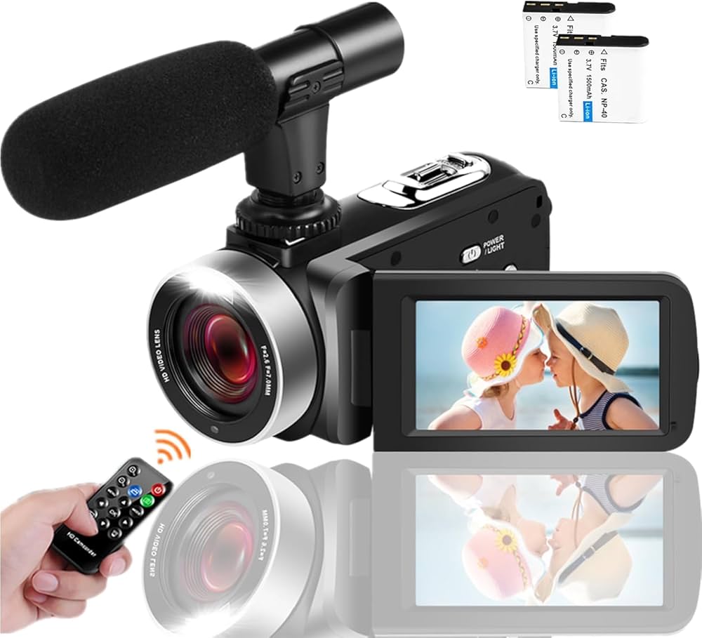 Amazon | ビデオカメラ デジタルカメラ FHD 2.7K 30MP 18倍