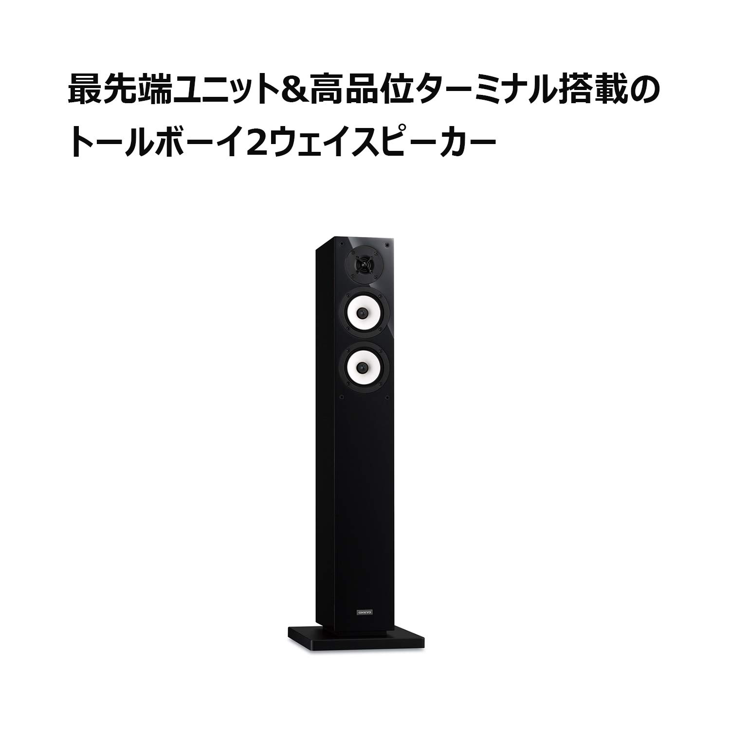 Amazon.co.jp: ONKYO 2ウェイ・スピーカーシステム(1台) ピアノ仕上げ