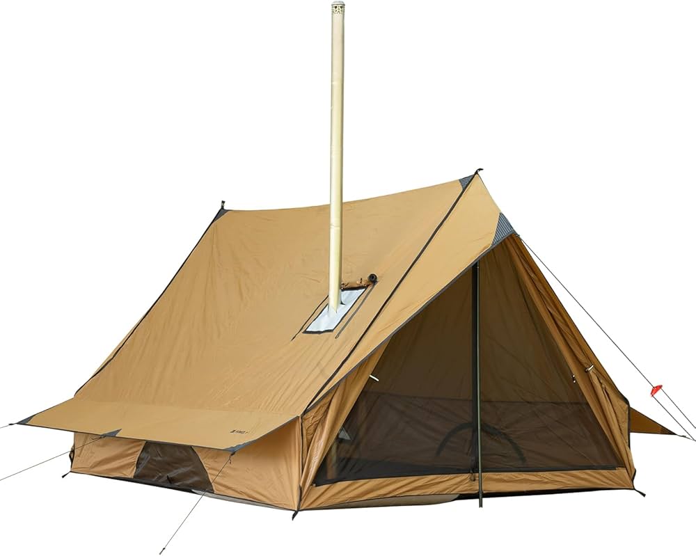 Amazon.com : POMOLY Camping Hot Tent Cabin Tent, Chalet 70 Pro