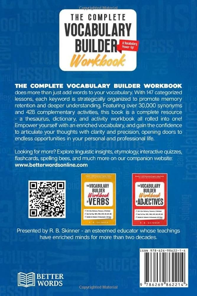 Amazon.com: The Complete Vocabulary Builder Workbook: Master 3,700