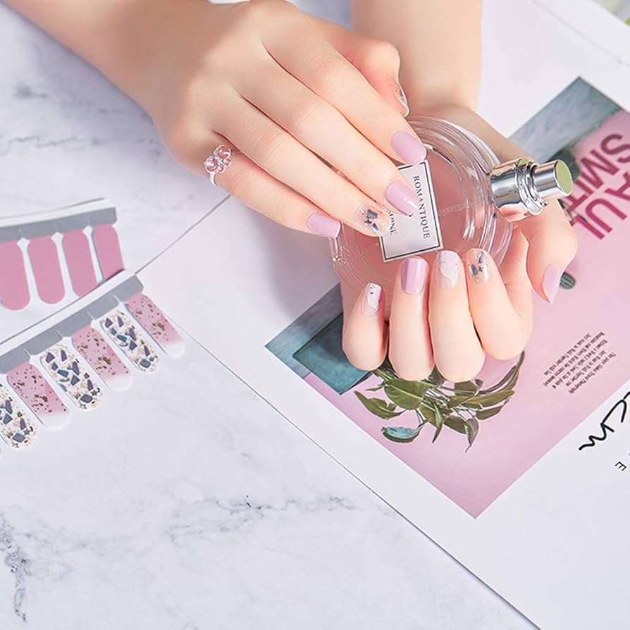 Amazon.co.jp: HERAXI ネイルシール 手の爪 20Pcs 爪やすり付き ネイル