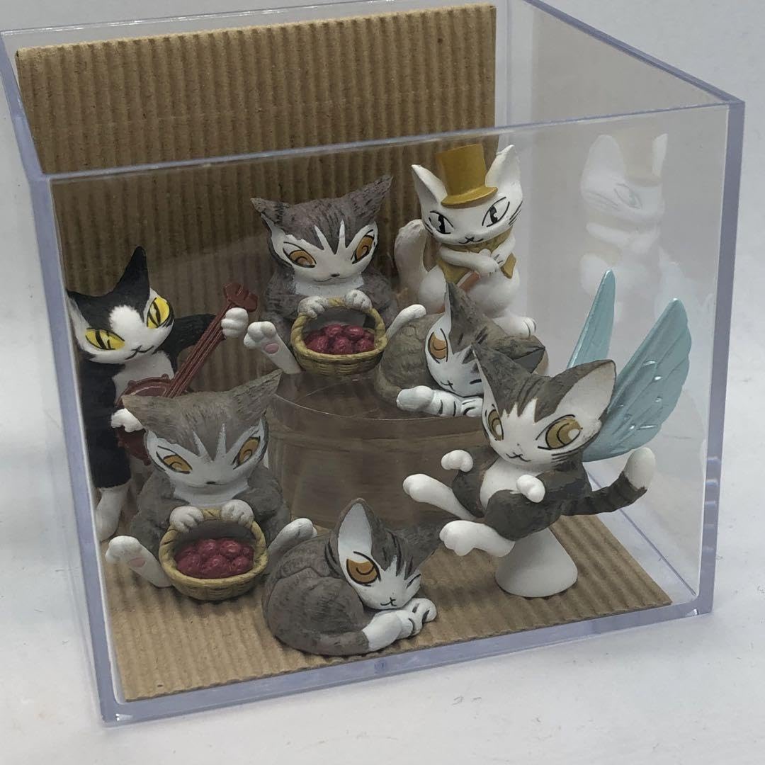 Amazon.co.jp: わちふぃーるど 猫のダヤン フィギュアコレクション 7体