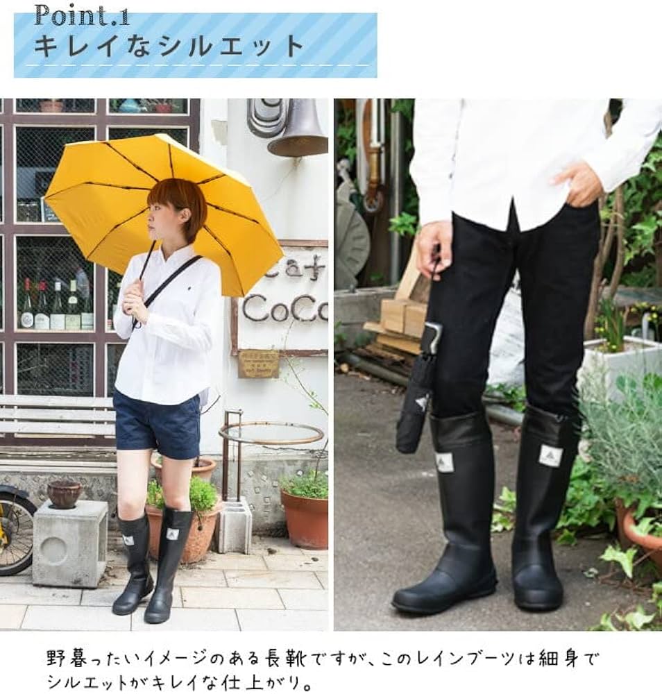 Amazon | waltz in the rain ワルツインザレイン 長靴 レインブーツ