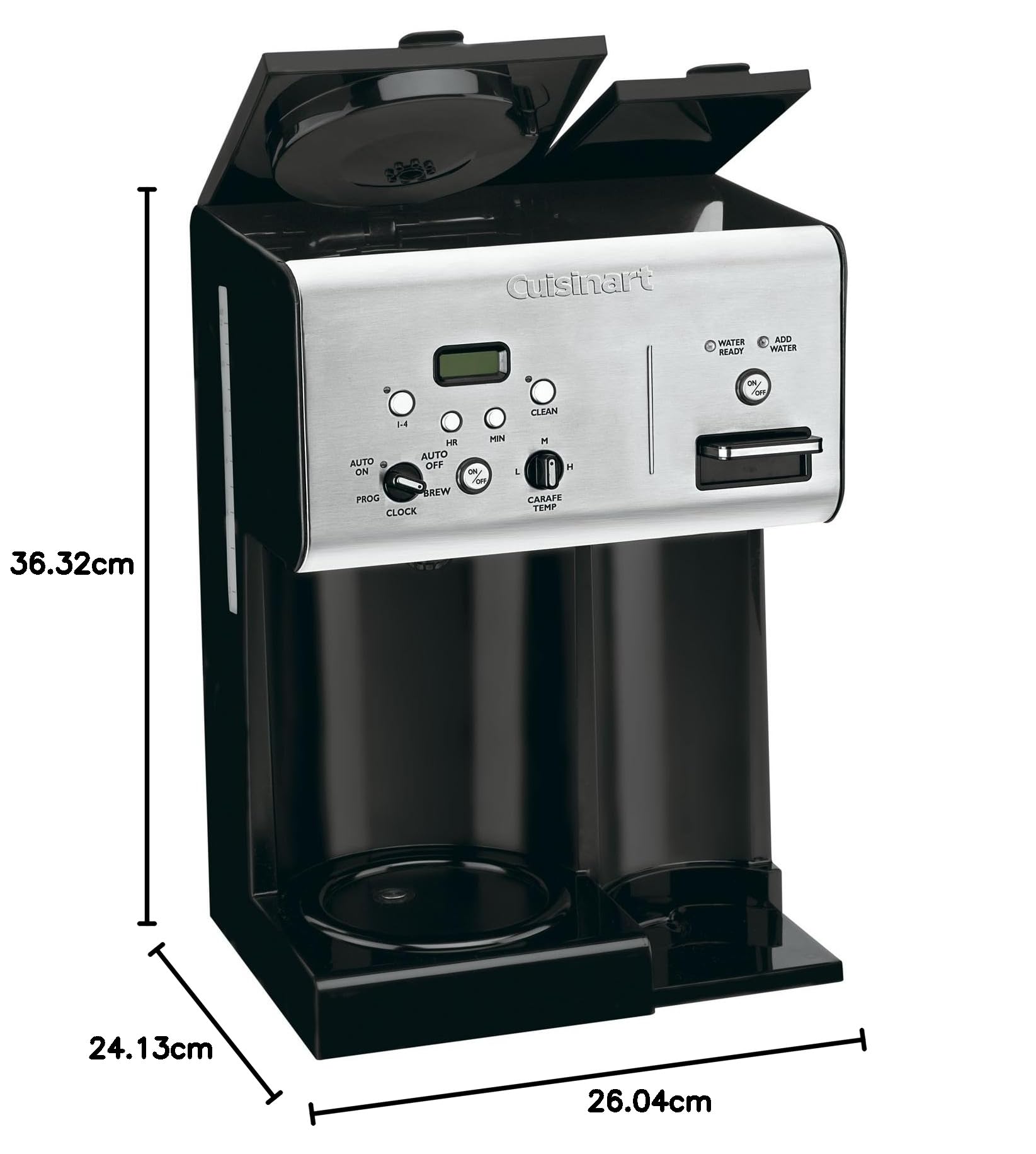 Amazon | Cuisinart CHW-12 Programmable Coffeemaker, Steel/Black