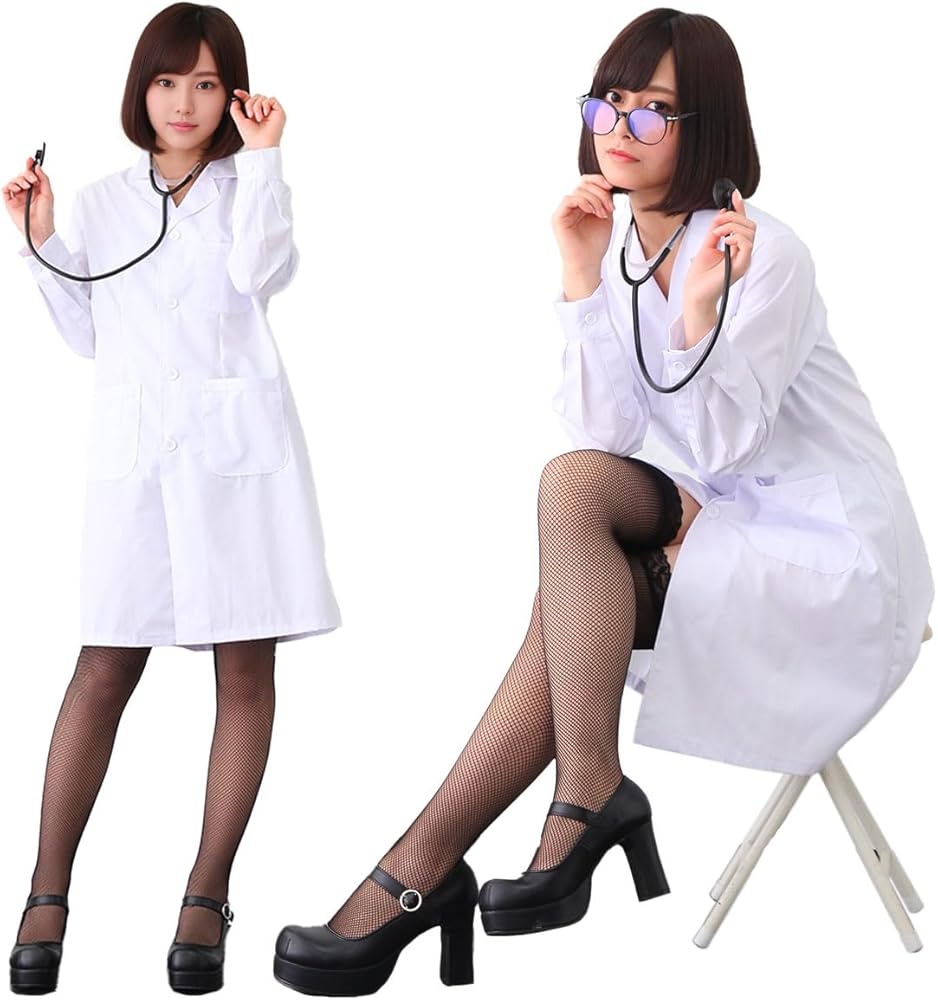 Amazon.co.jp: [monoii] ナース コスプレ 女医 医者 コスチューム