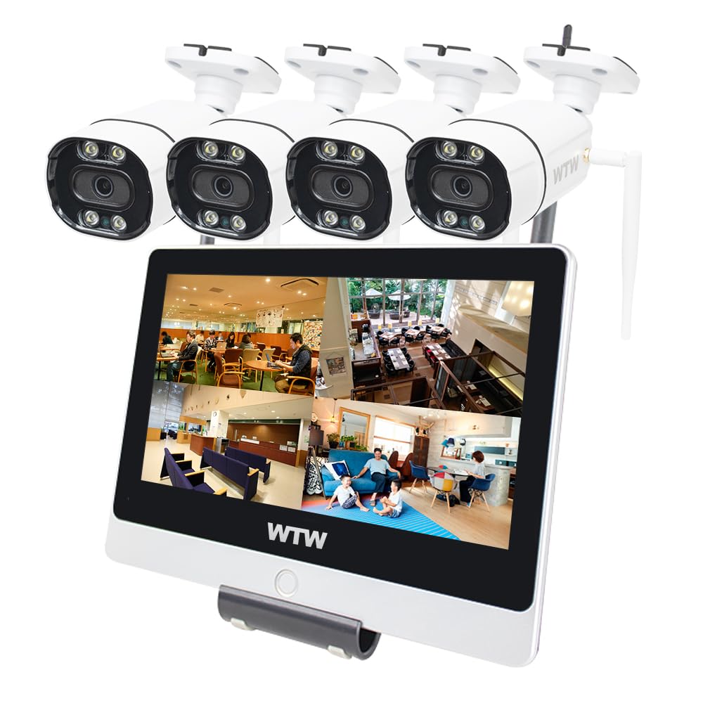 Amazon.co.jp: WTW 塚本無線 Par 12インチディスプレイ 標準カメラ4台