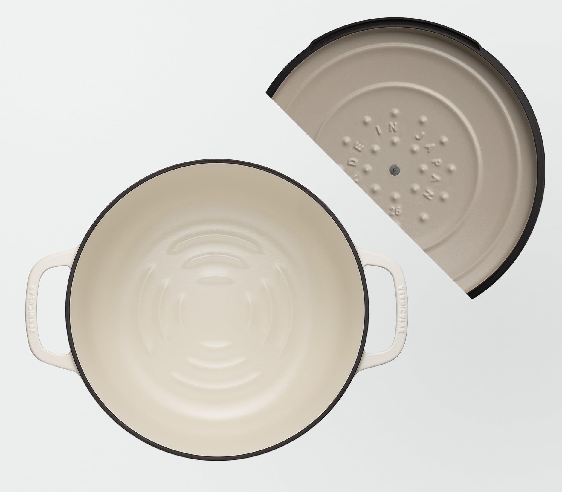 Amazon.co.jp: バーミキュラ 鋳物ホーロー鍋 26cm マットリネン