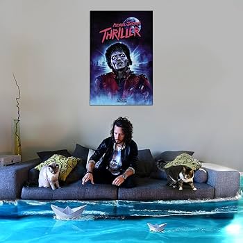 Amazon.co.jp: スリラー マイケルジャクソン ホラー映画ポスター 80