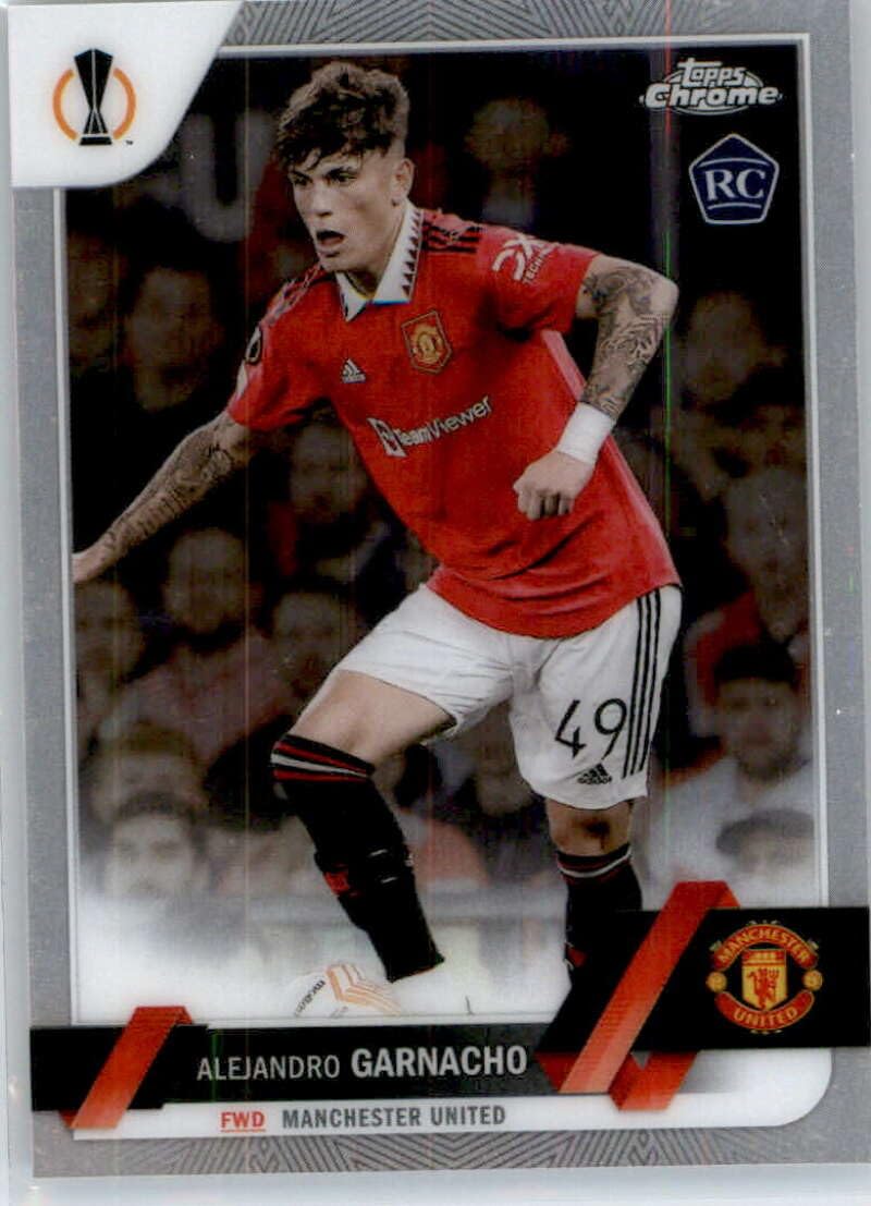 2023 Topps Chrome Garnacho RC Auto