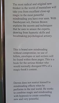 Pure effect: Direct mind reading and magical artistry: Brown