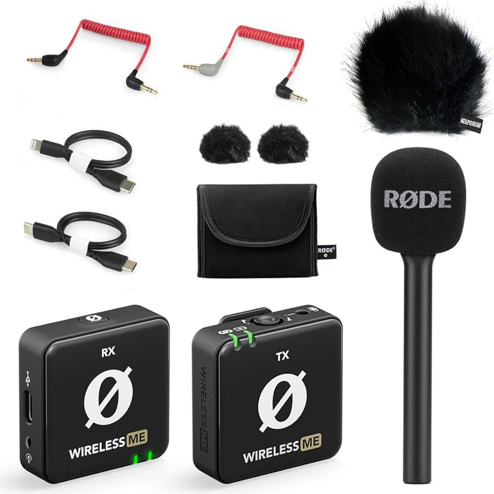 Rode Wireless ME Wireless Microphone Set + Interview GO Handle